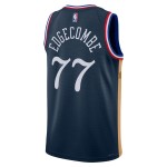 Maillot NBA Philadelphia 76ers VJ Edgecombe Nike 2025-26 City Edition Navy Swingman - Homme
